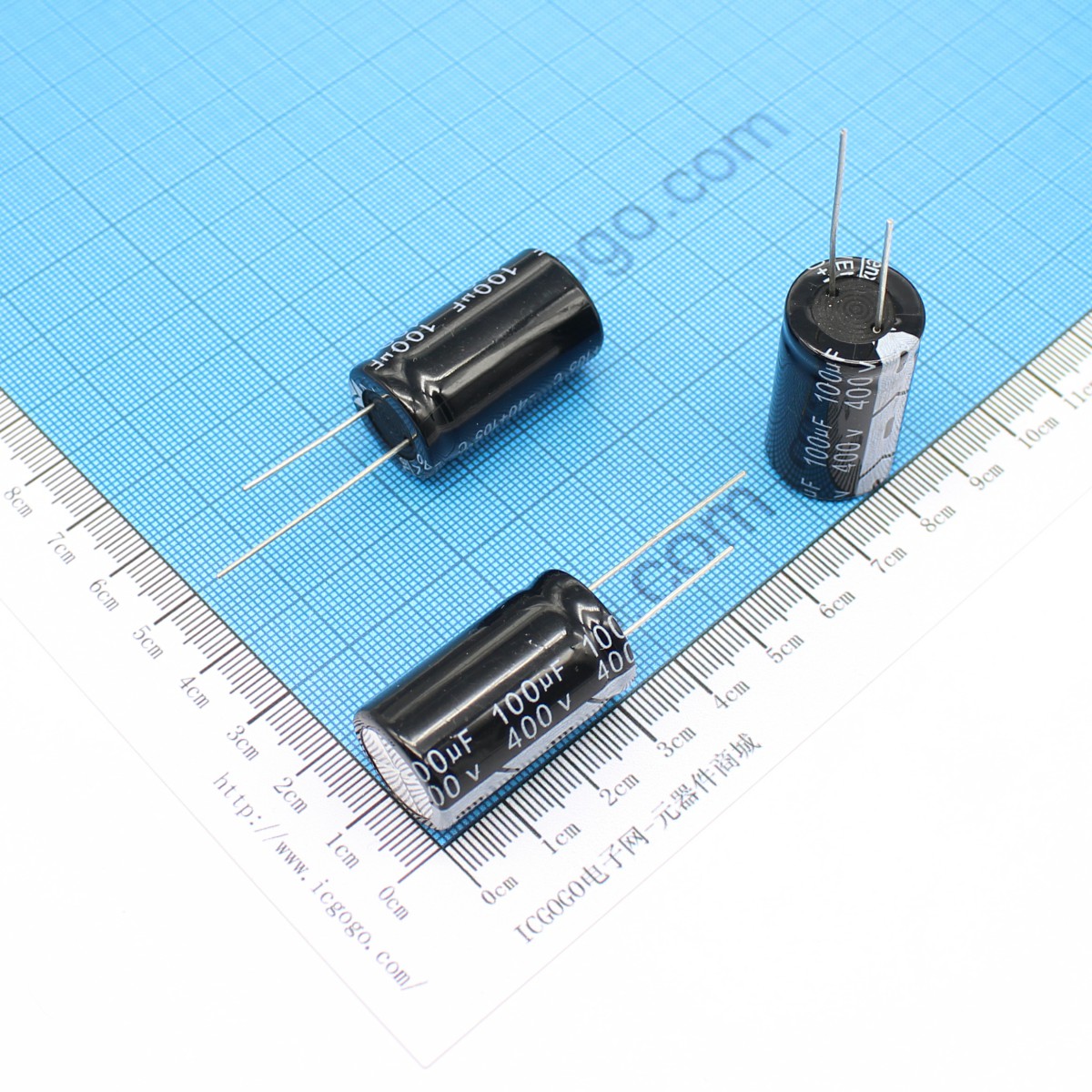 直插铝电解电容 400V 100UF 18*30mm ±20%