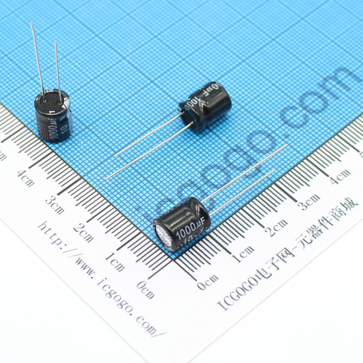 直插铝电解电容 10V 1000UF 8*9 ±20%